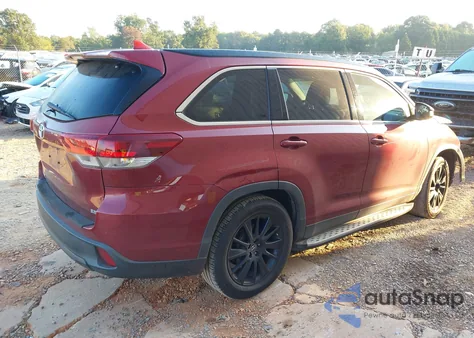 2019 Toyota Highlander Se из США, поврежденный, VIN 5TDKZRFH0KS573058